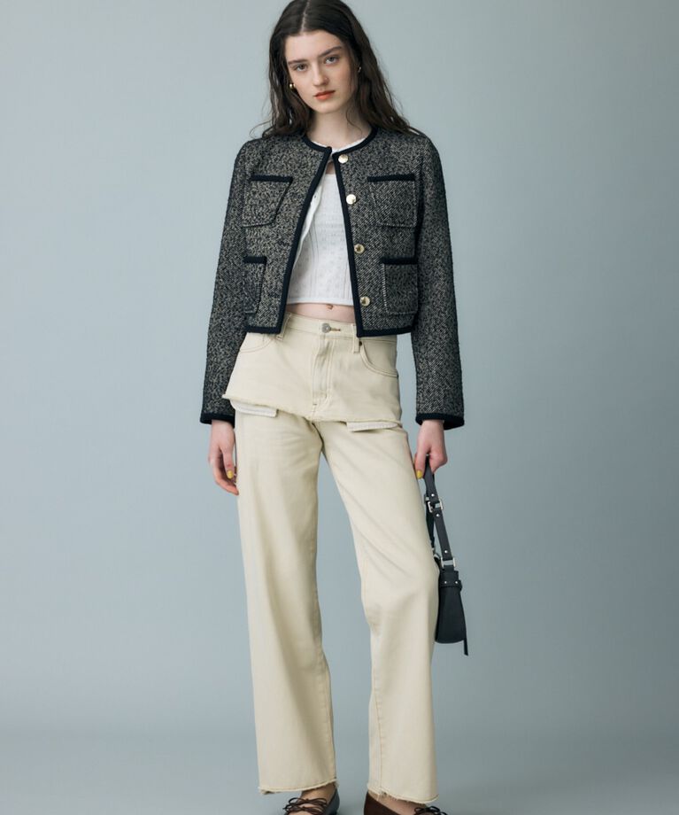 MOUSSY「CLASSIC ツイードジャケット」|その他|
