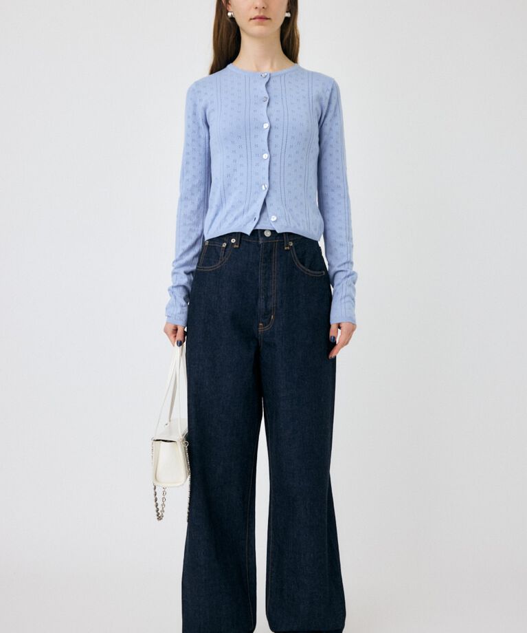 MOUSSY「PICOT EYELET ニットアンサンブル」|ニット・セーター|