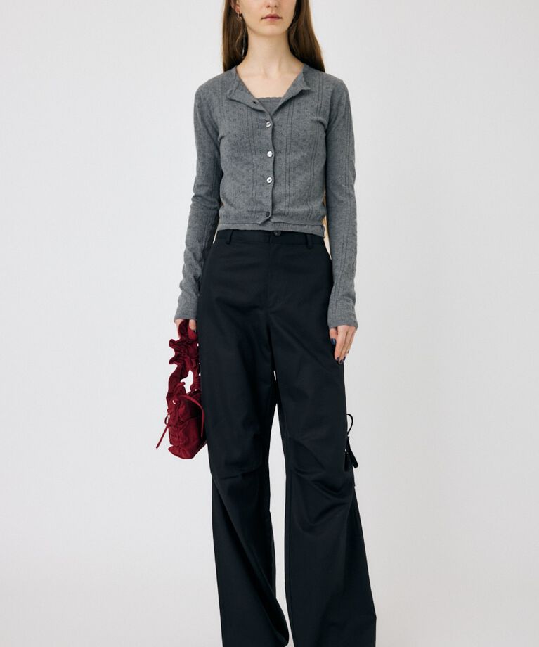 MOUSSY「PICOT EYELET ニットアンサンブル」|ニット・セーター|