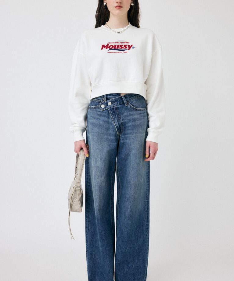 MOUSSY「MOUSSY PRODUCT ロゴプルオーバー」|パーカー|