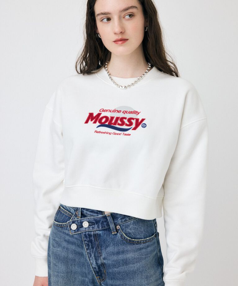 MOUSSY「MOUSSY PRODUCT ロゴプルオーバー」|パーカー|