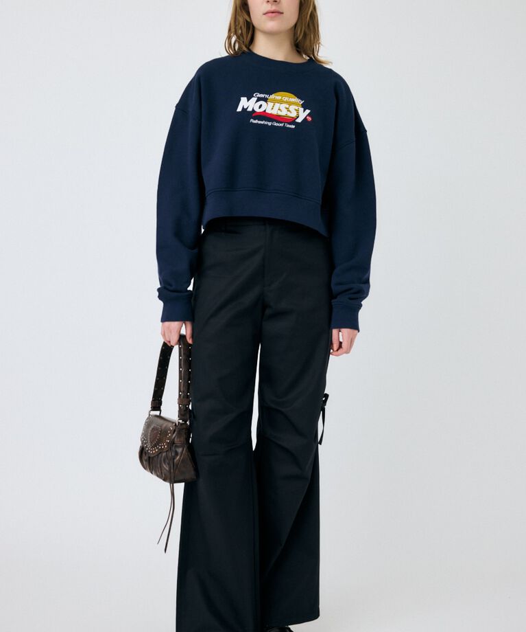 MOUSSY「MOUSSY PRODUCT ロゴプルオーバー」|パーカー|