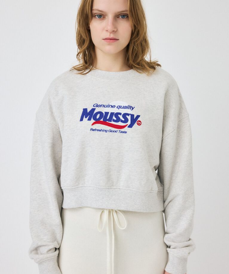 MOUSSY「MOUSSY PRODUCT ロゴプルオーバー」|パーカー|
