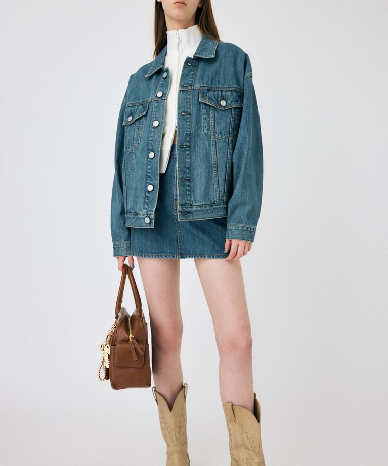 MOUSSY「TINTED デニムジャケット」|デニムジャケット|