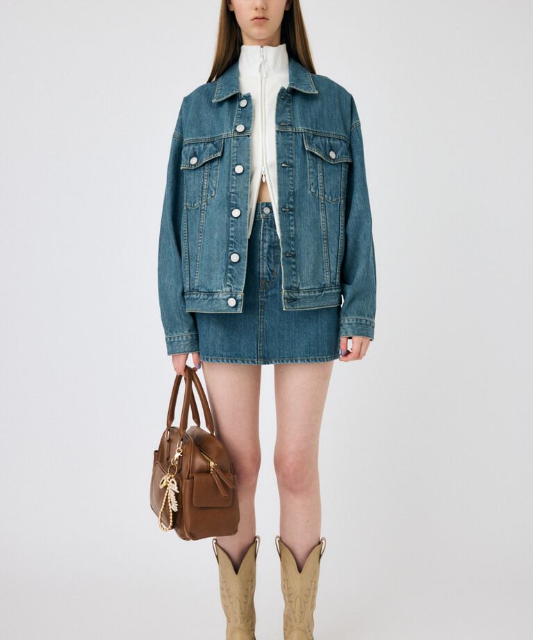 MOUSSY「TINTED デニムジャケット」|デニムジャケット|