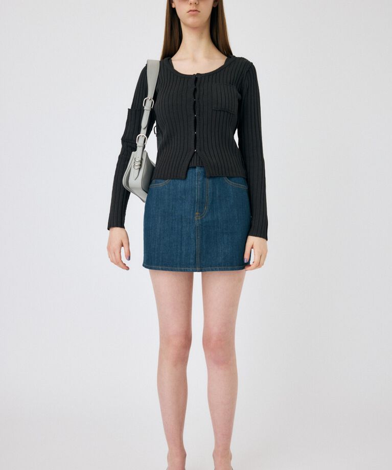 MOUSSY「TINTED DENIM ミニスカート」|スカート|