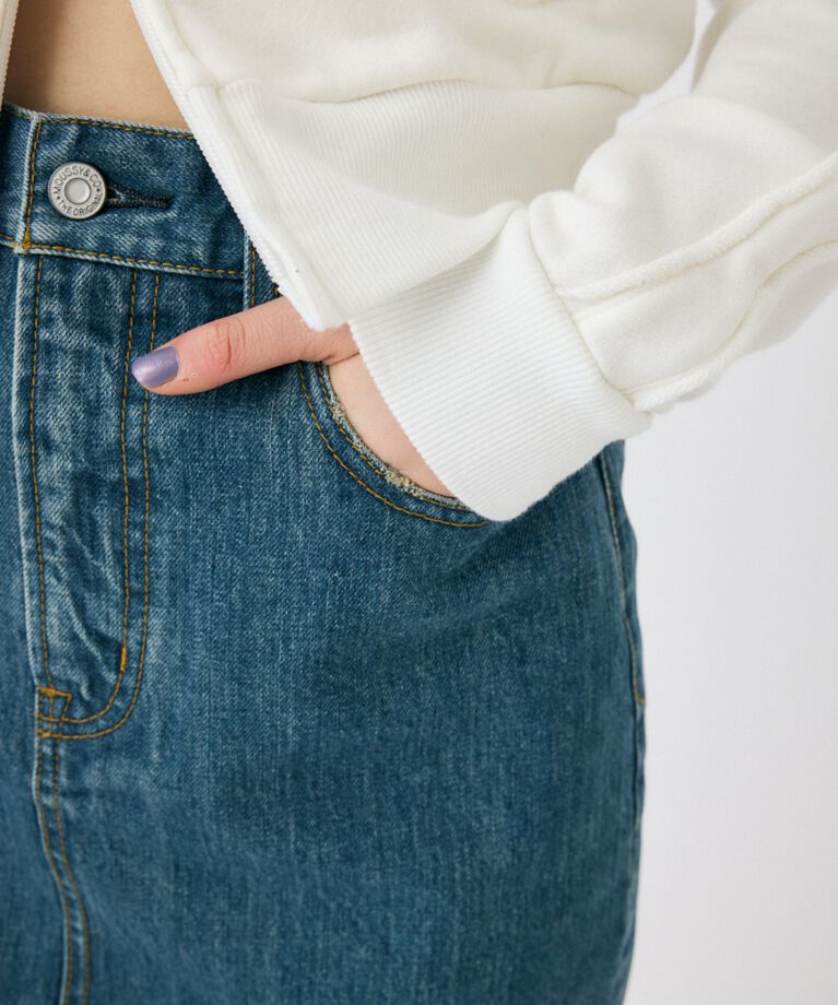 MOUSSY「TINTED DENIM ミニスカート」|スカート|
