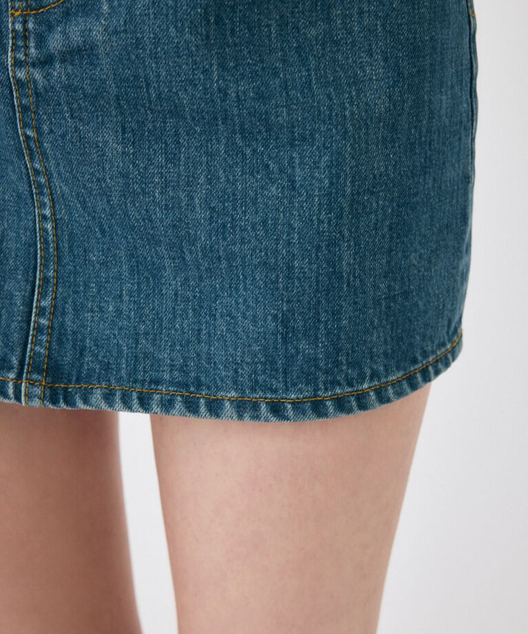 MOUSSY「TINTED DENIM ミニスカート」|スカート|