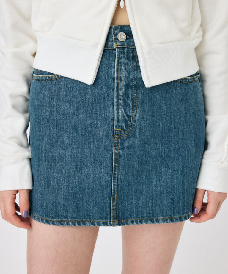 MOUSSY「TINTED DENIM ミニスカート」|スカート|