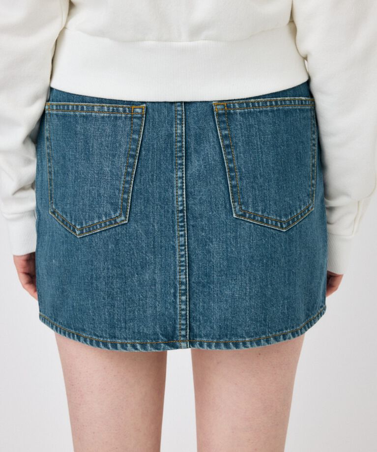 MOUSSY「TINTED DENIM ミニスカート」|スカート|