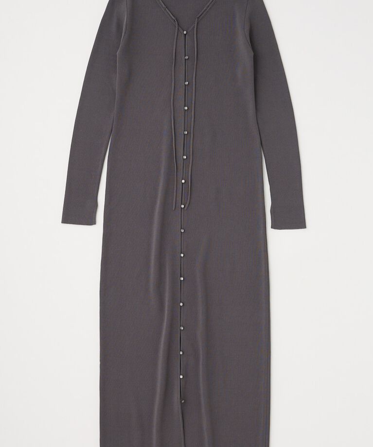 MOUSSY「LOOP ACCENT ニットドレス」|ワンピース|C.GRY