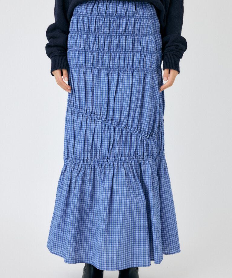MOUSSY「PLAID GATHER スカート」|スカート|