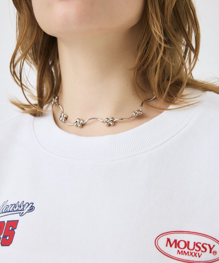MOUSSY「FLORAL CHAIN チョーカー」|ネックレス|