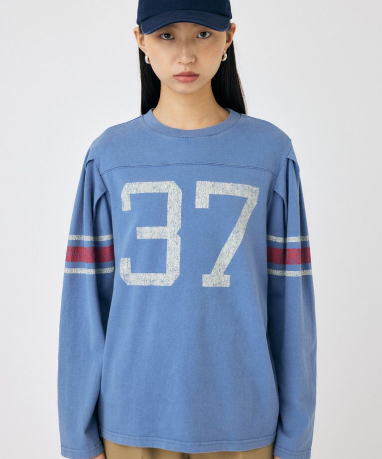 MOUSSY「NUMBERING VINTAGE ロンT」|Tシャツ・カットソー|