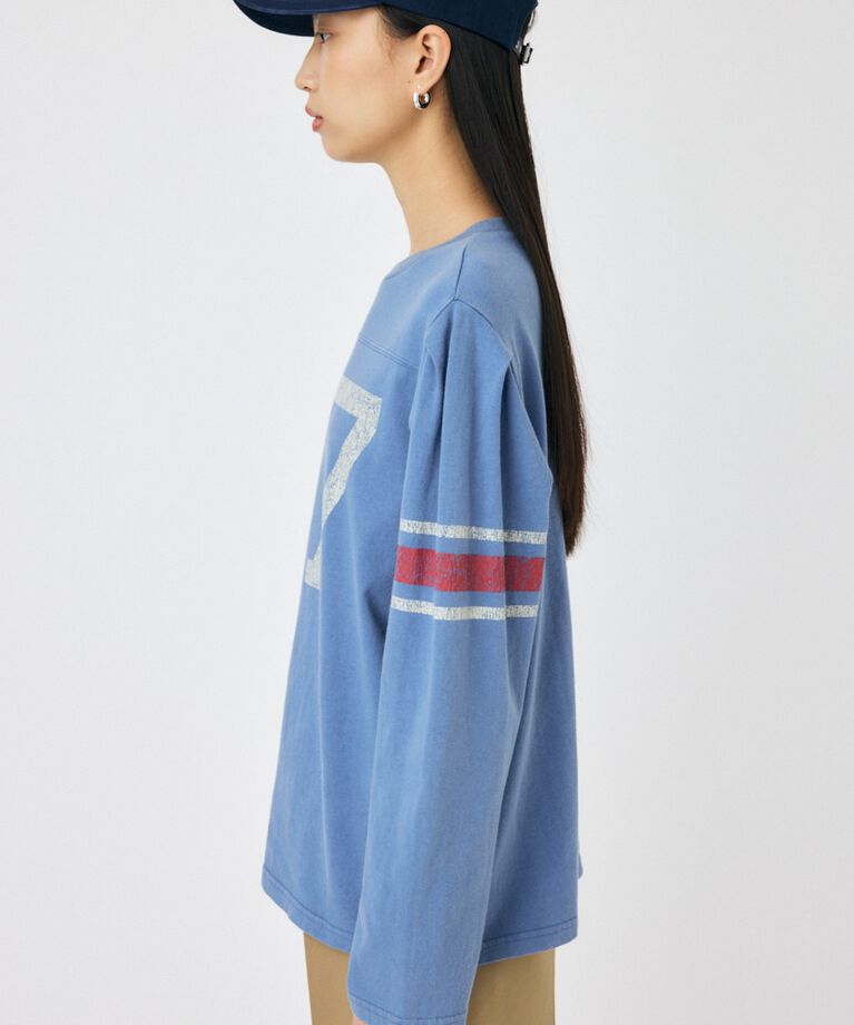 MOUSSY「NUMBERING VINTAGE ロンT」|Tシャツ・カットソー|