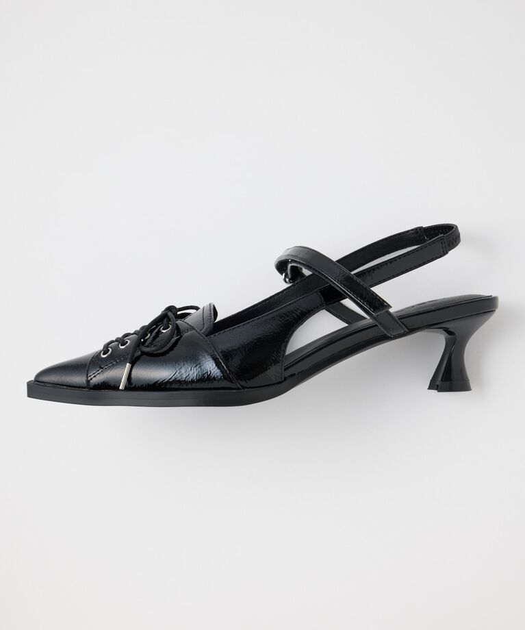 MOUSSY「LACE UP SLING BACK ミュール」|サンダル|