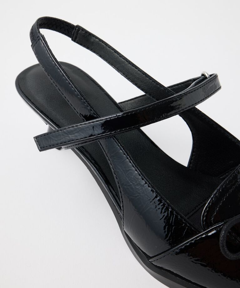 MOUSSY「LACE UP SLING BACK ミュール」|サンダル|