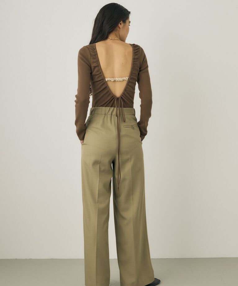 MOUSSY「TWOタックパンツ　リサイクルポリエステル使用」|その他|