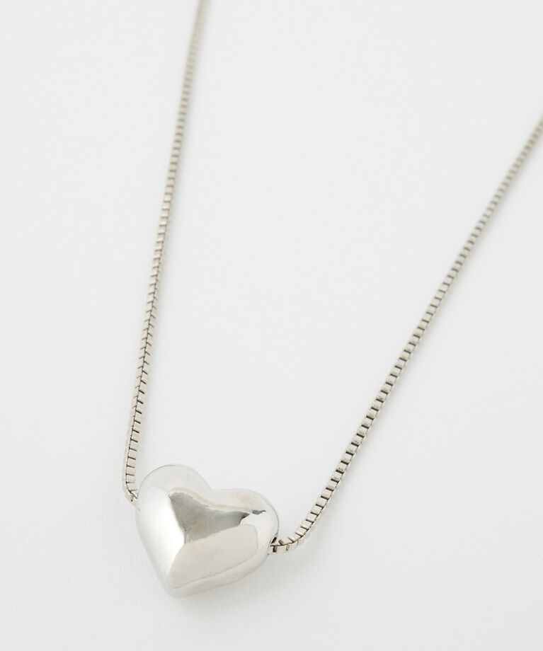 MOUSSY「CHUBBY HEART ラリエット」|ネックレス|