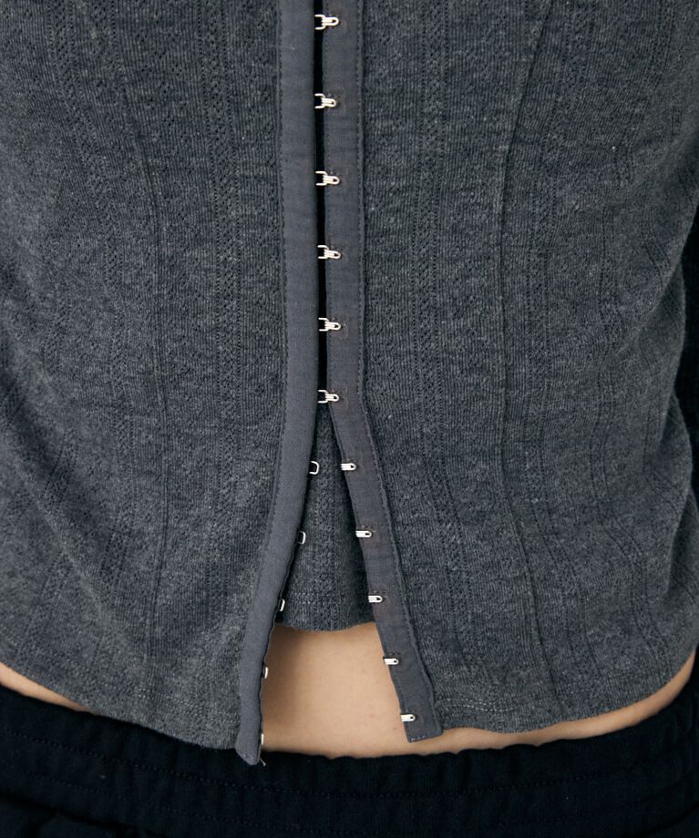 MOUSSY「LAYERED 2WAY カーディガン」|Tシャツ・カットソー|