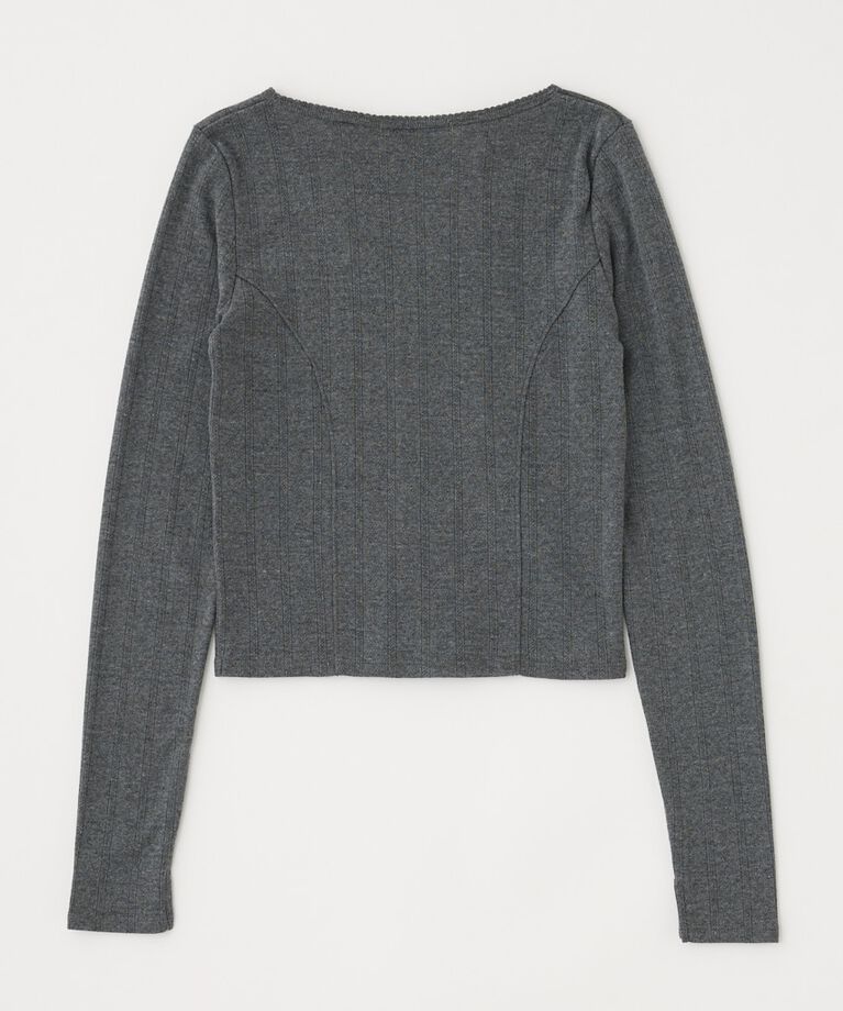 MOUSSY「LAYERED 2WAY カーディガン」|Tシャツ・カットソー|