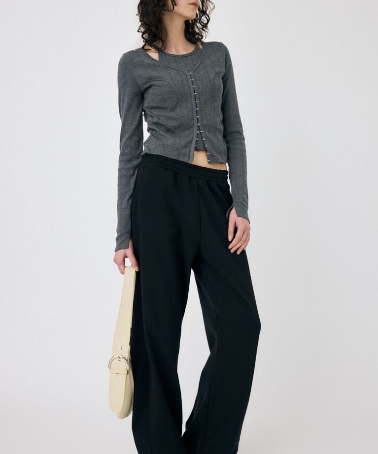 MOUSSY「LAYERED 2WAY カーディガン」|Tシャツ・カットソー|