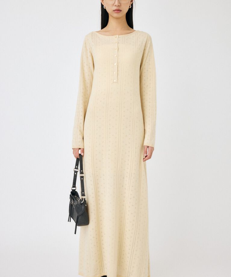 MOUSSY「POINTELLE マキシドレス」|ワンピース|