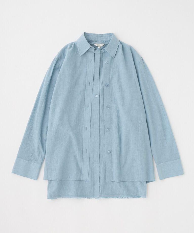 MOUSSY「LAYERED OVER シャツ」|シャツ・ブラウス|