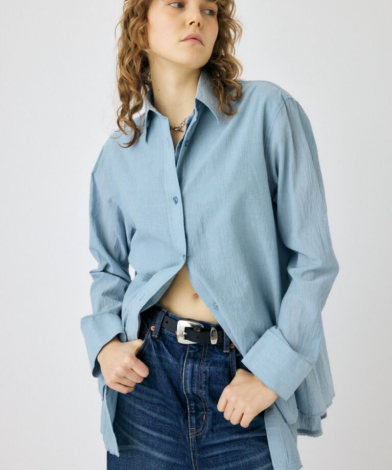 MOUSSY「LAYERED OVER シャツ」|シャツ・ブラウス|