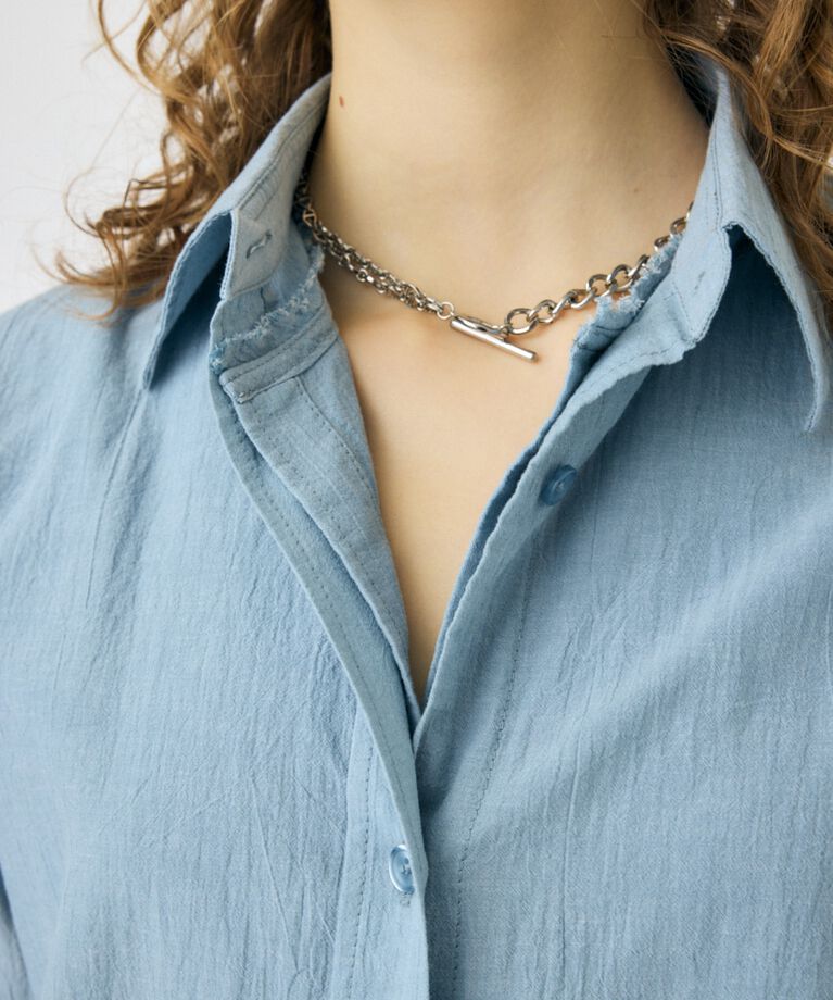 MOUSSY「LAYERED OVER シャツ」|シャツ・ブラウス|
