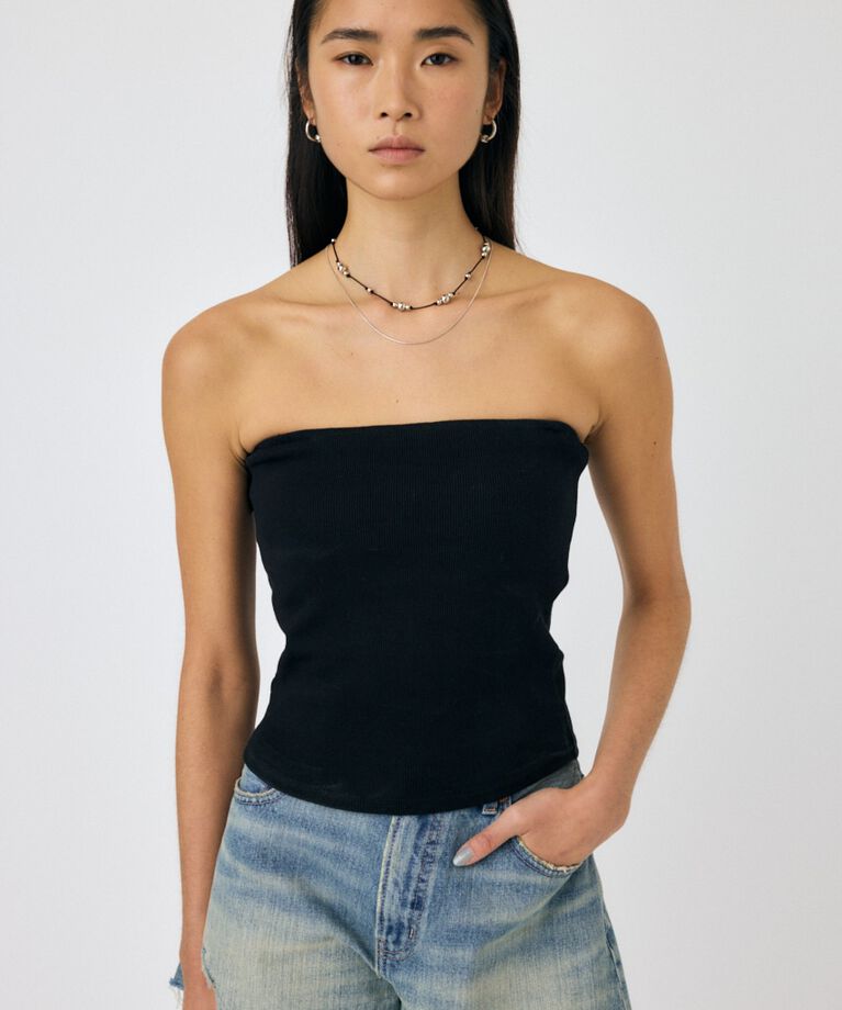 MOUSSY「SQUARE NECK キャミソール」|キャミソール|BLK