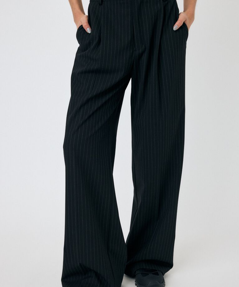MOUSSY「DROP WAIST スラックス」|その他|柄BLK5