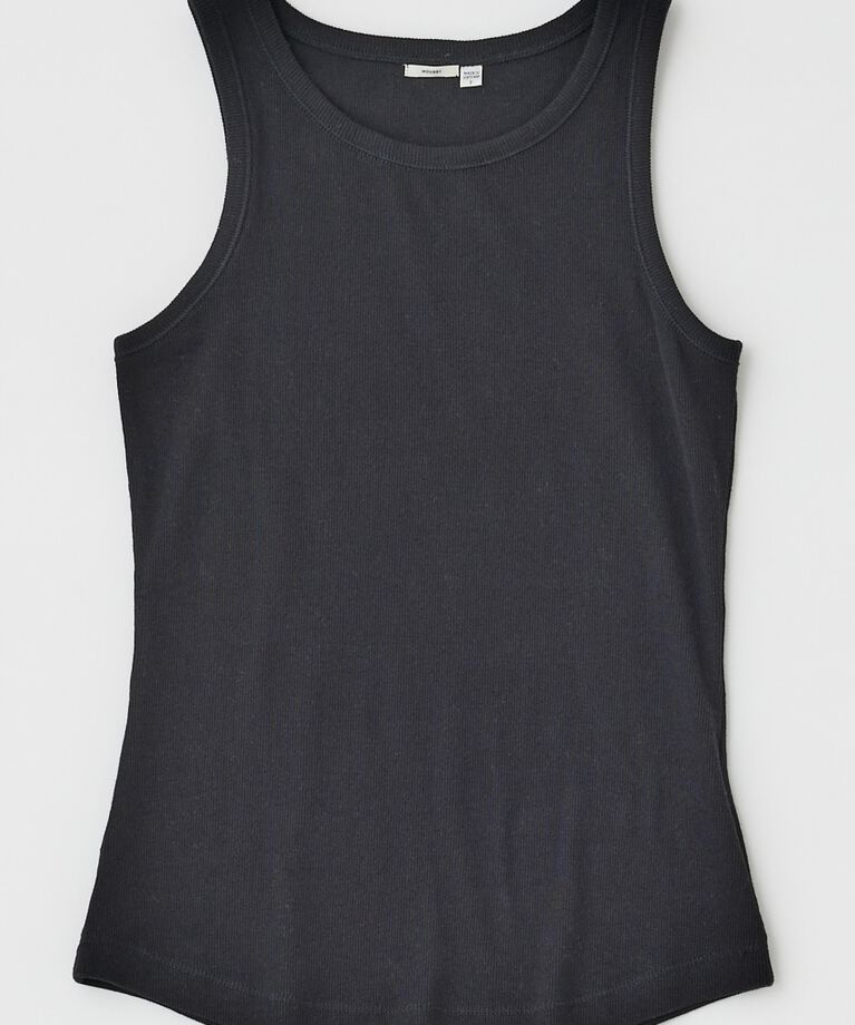 MOUSSY「BASIC RIB タンクトップ」|タンクトップ|
