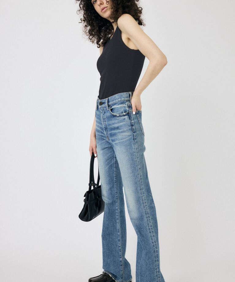 MOUSSY「BASIC RIB タンクトップ」|タンクトップ|