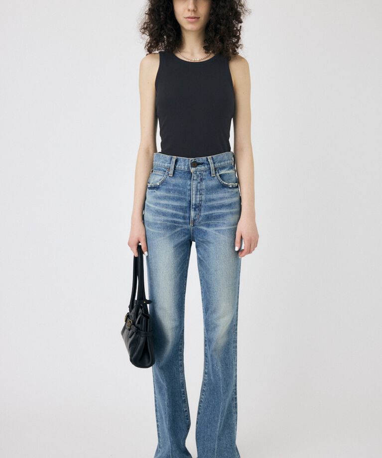 MOUSSY「BASIC RIB タンクトップ」|タンクトップ|
