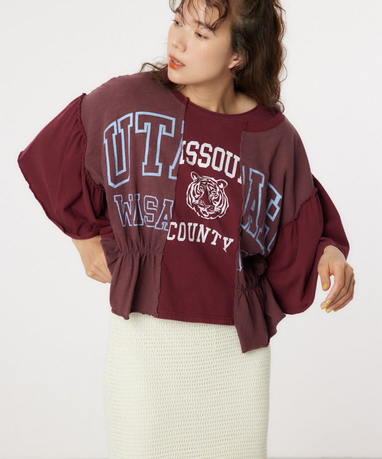 RODEO CROWNS「ドッキングカレッジトップス」|Tシャツ・カットソー|
