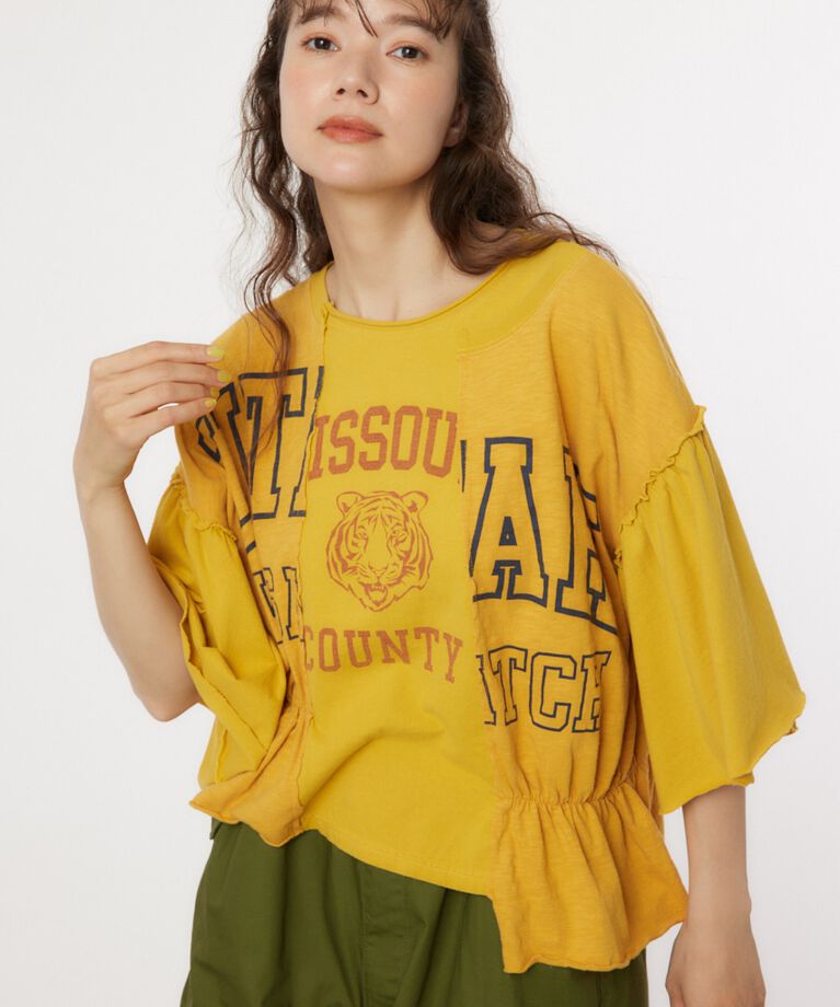 RODEO CROWNS「ドッキングカレッジトップス」|Tシャツ・カットソー|