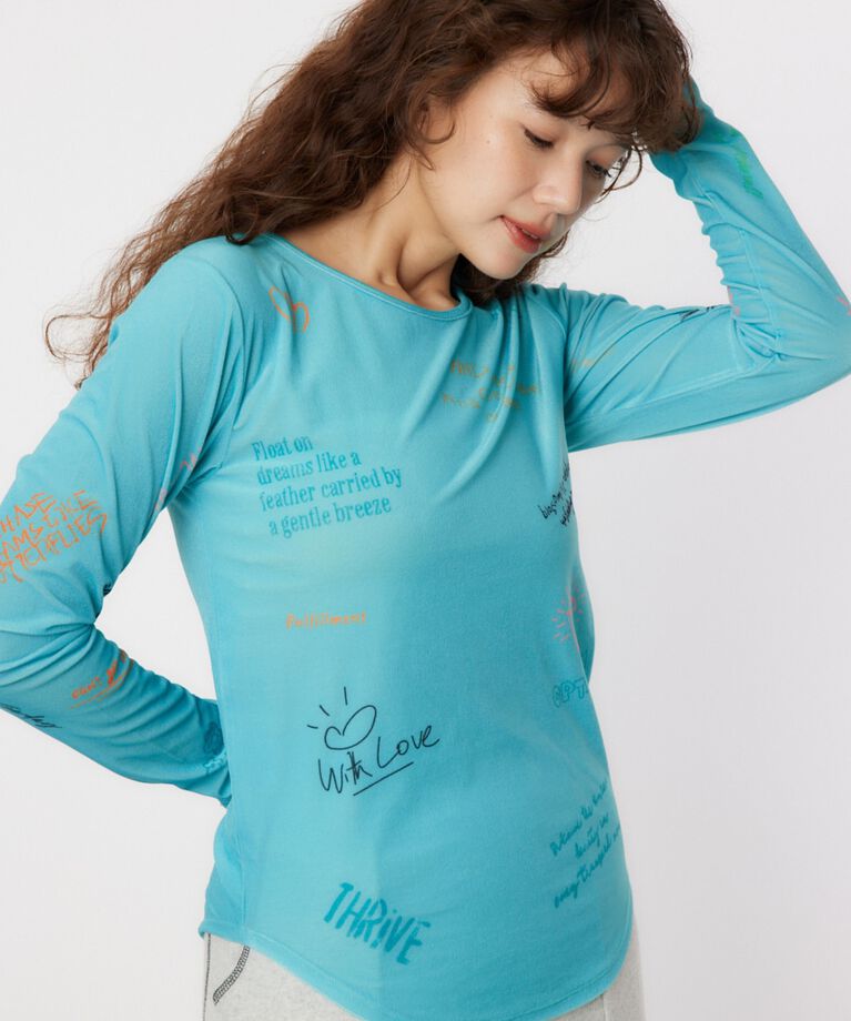 RODEO CROWNS「Brushedテキストシアートップス」|Tシャツ・カットソー|TQ