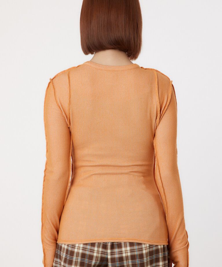 RODEO CROWNS「STITCH SLIM リブトップス」|Tシャツ・カットソー|