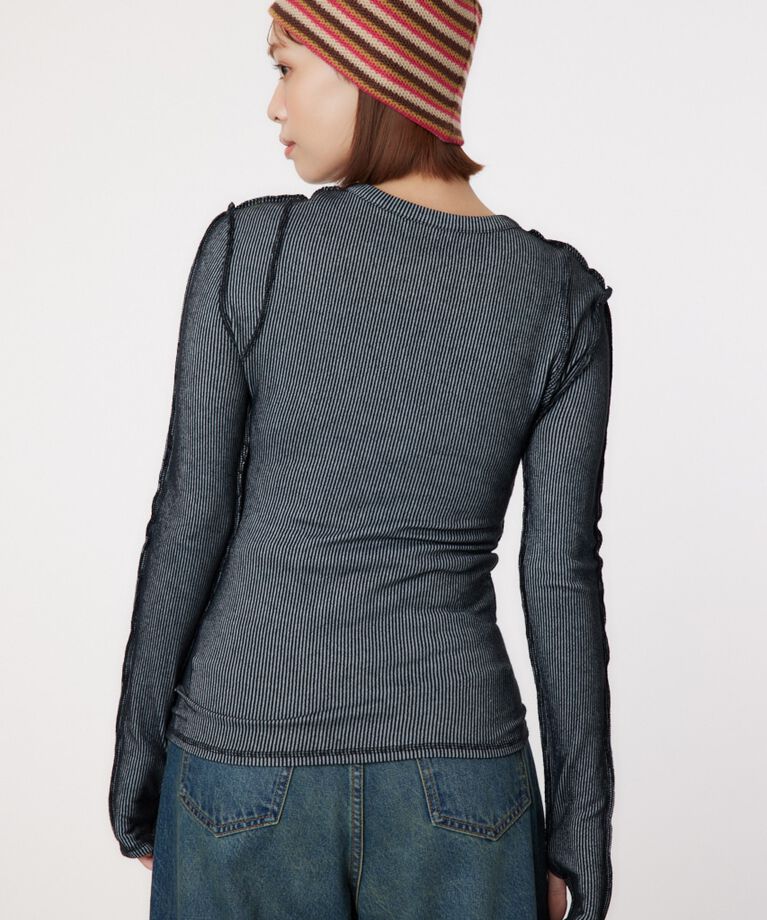 RODEO CROWNS「STITCH SLIM リブトップス」|Tシャツ・カットソー|