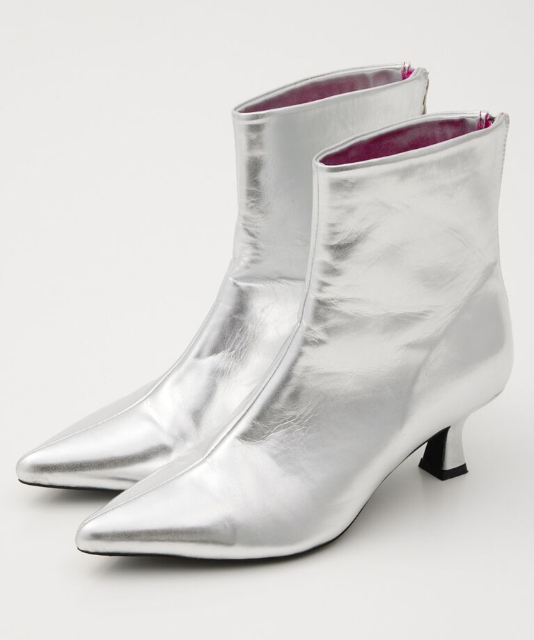 RODEO CROWNS「メタリックポインテッドショートブーツ」|その他|SLV