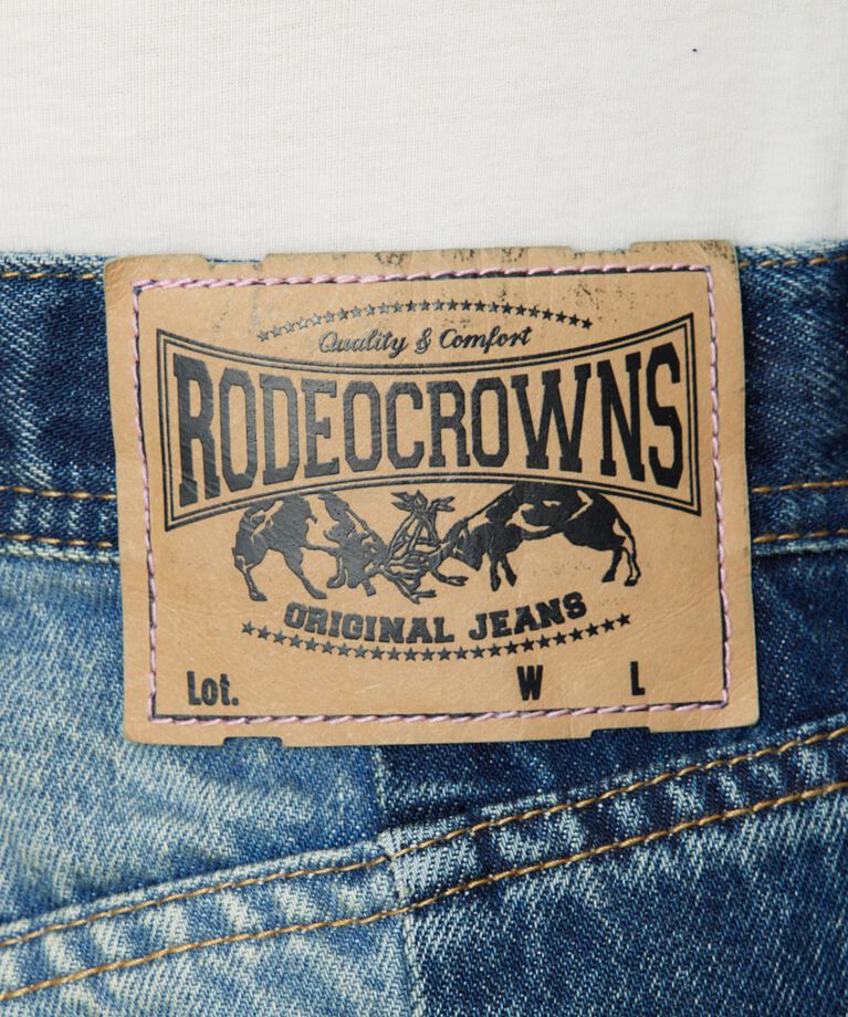 RODEO CROWNS「デニムハーフパンツ」|デニム|