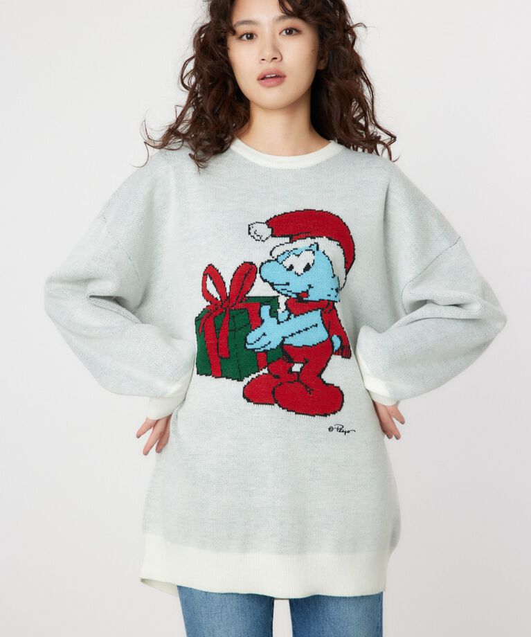RODEO CROWNS「(THE SMURFS)チュニックニットワンピース」|ワンピース|