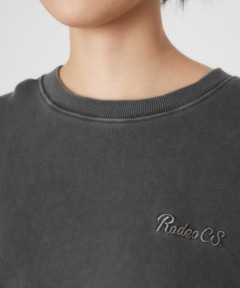 RODEO CROWNS「ピグメント布帛ドッキングトップス」|Tシャツ・カットソー|