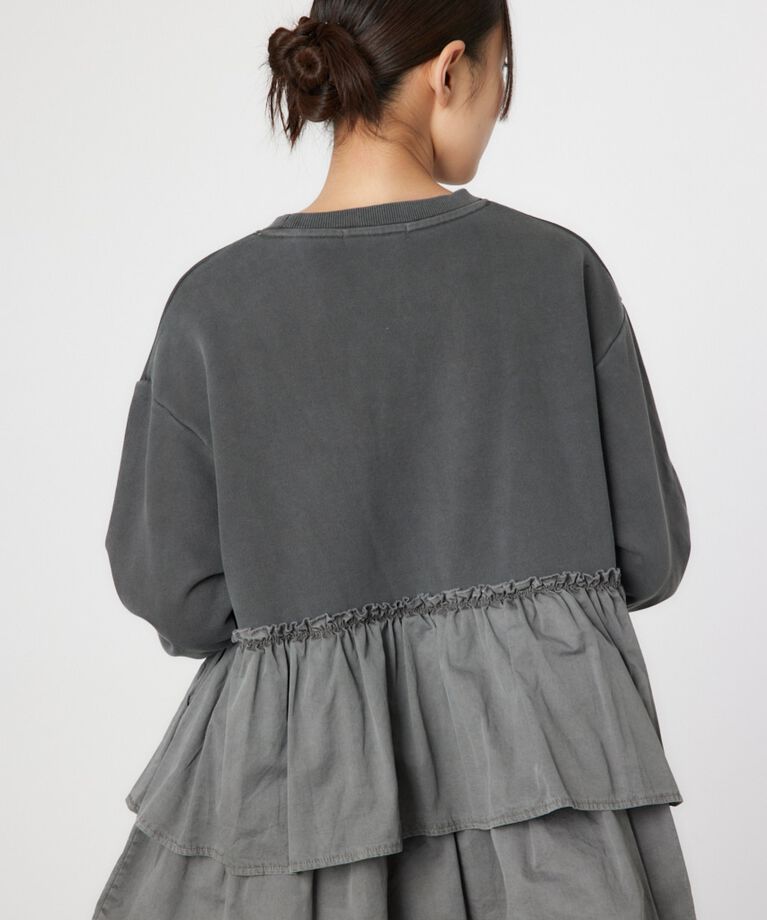 RODEO CROWNS「ピグメント布帛ドッキングトップス」|Tシャツ・カットソー|