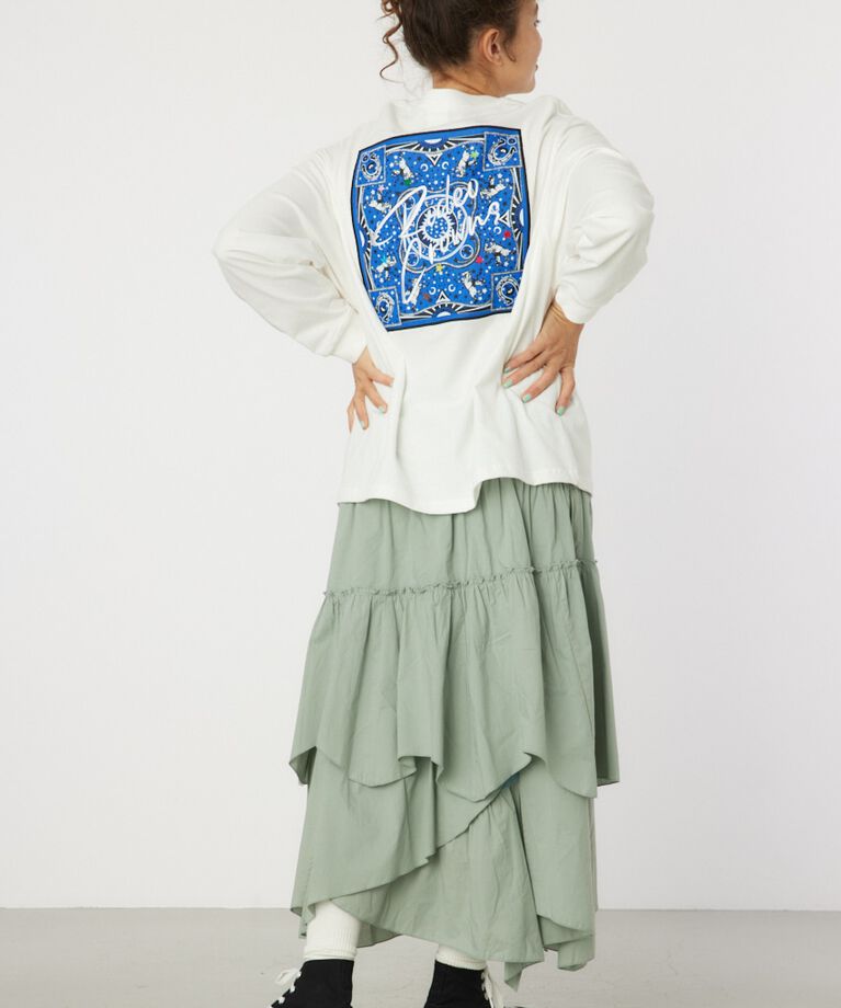 RODEO CROWNS「Cowboy バンダナ ロングスリーブTシャツ」|Tシャツ・カットソー|