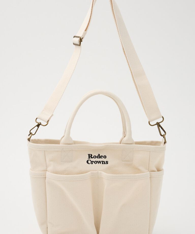 RODEO CROWNS「ポケットミドルトート」|その他|O/WHT1