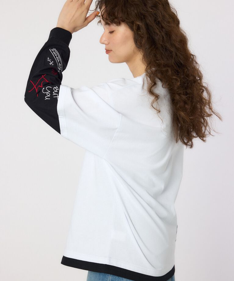 RODEO CROWNS「フェイクレイヤードロングスリーブTシャツ」|Tシャツ・カットソー|