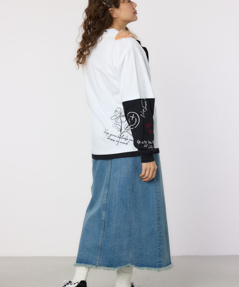 RODEO CROWNS「フェイクレイヤードロングスリーブTシャツ」|Tシャツ・カットソー|