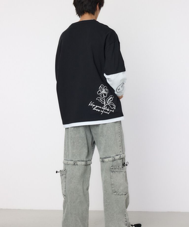 RODEO CROWNS「フェイクレイヤードロングスリーブTシャツ」|Tシャツ・カットソー|
